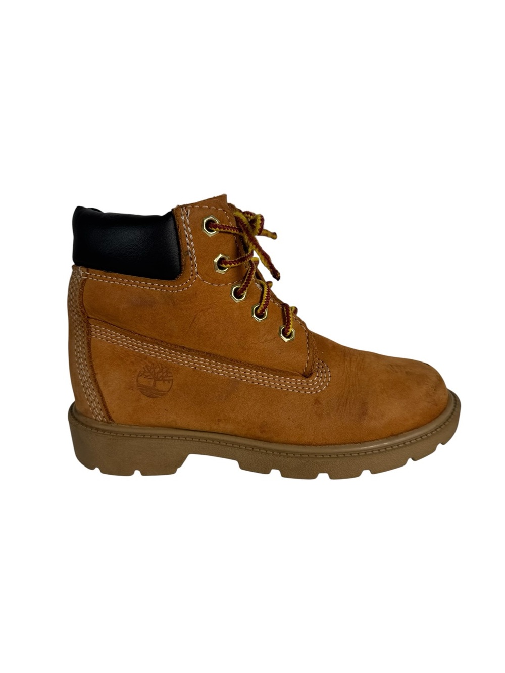 Timberland 6 Inch Premium Waterproof Boots Wheat Nubuck Youth US 13M